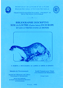 Bibliographie descriptive sur la loutre (<i>Lutra lutra</i>) en Europe et les Lutrinés dans le monde