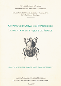 Catalogue et atlas des Scarabeides Laparosticti endémiques de France