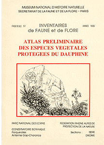 Atlas préliminaire des espèces végétales protégées du Dauphiné